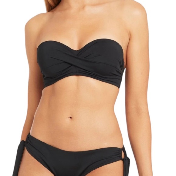 Sea Level Eco Essentials Twist Front Bandeau - Picture 2 of 10